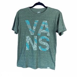 VANS Dark Green Heritage Casual T-Shirt